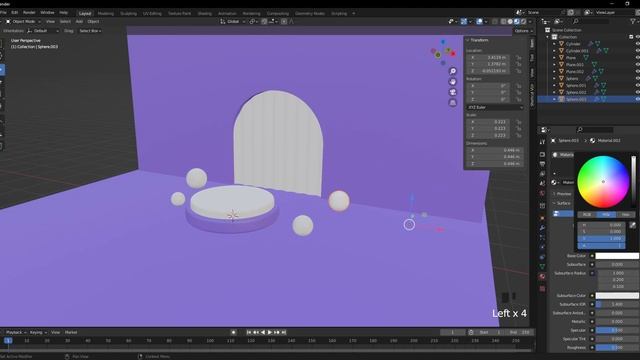 Tutorial Minimalism Podium in Blender смотреть онлайн