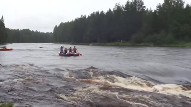 Порог Падун на реке Водла (Карелия) смотреть онлайн