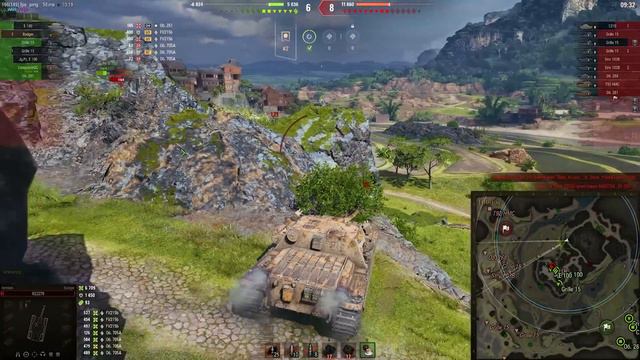 Фермани в деле! Попал в 12 уровень боев и показал на что способен. FV217Badger в Wot