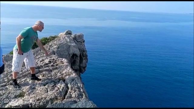 Посещение бухты Ладико, Средиземное море, о.Родос смотреть онлайн
