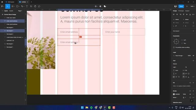 Website UI Design | Contact Block UI Design | Figma Tutorial for Beginners | Design Tutorial Tamil смотреть онлайн