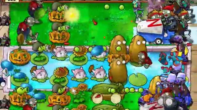 Plants vs. Zombies: Endless survival: Flags 26 & 27 смотреть онлайн