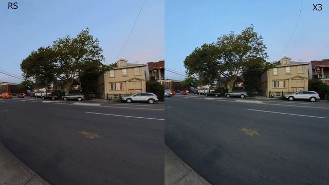 Comparision of Insta360 One RS 1 Inch with Insta360 X3. Сравнение камер RS 1 Inch и Insta360 X3. смотреть онлайн