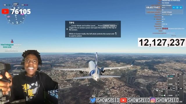 iShowSpeed Plays Flight Simulator.. ? (FULL VIDEO) смотреть онлайн