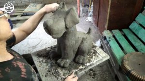 Берём пенопласт и делаем красивую поделку из цемента | DIY cement crafts with your own hands