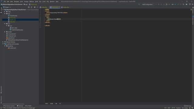 Why Use PHP and How To Get Started [5] Separating PHP Files смотреть онлайн