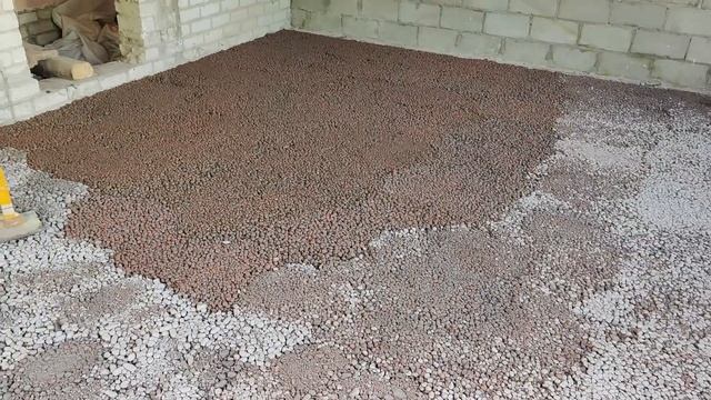 Керамзито цементная черновая стяжка пола по грунту своими руками ?