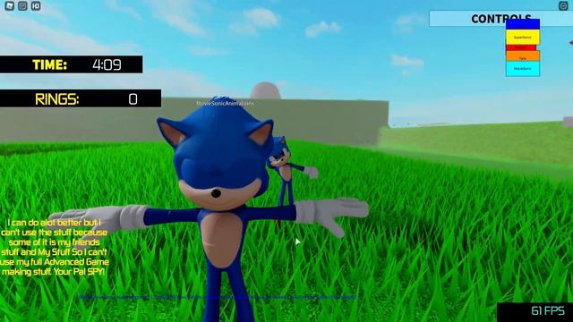 MOVIE SONIC in SONIC ADVENTURE SPEED! Roblox смотреть онлайн