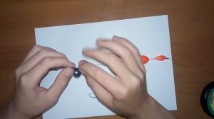 Монтаж поплавка на удочку для дальнего заброса.