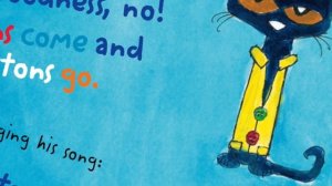 PETE the CAT FOUR GROOVY Buttons Book | Rocking in MY SCHOOL shoes reading out loud short story