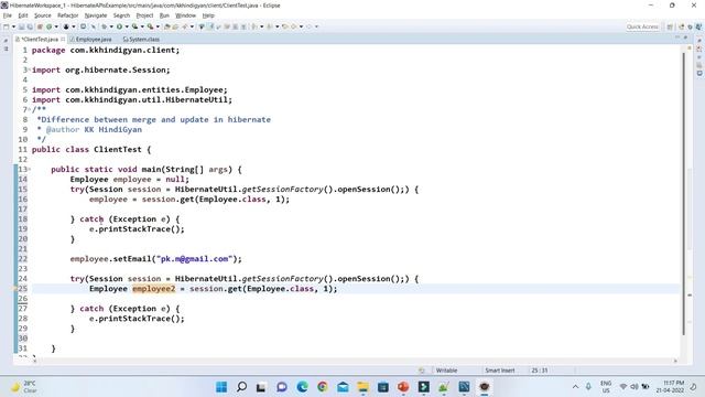 Difference between update vs merge in Hibernate Example |Hibernate merge() vs. update() смотреть онлайн