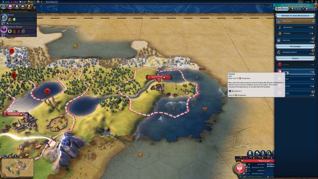 Let's Play Civilization 6 Gameplay as Poland (1440p) - Part 2: The Barbarian Raid on Krakow смотреть онлайн