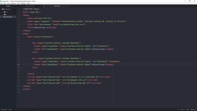 Curso de Bootstrap 4: Control Checkbox y Radio Personalizados. смотреть онлайн