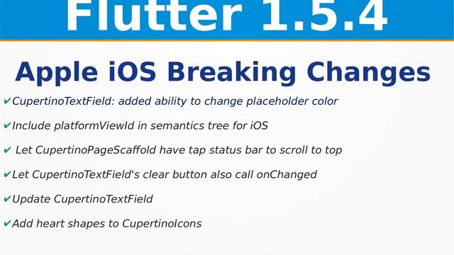 Apple iOS Breaking Changes | Flutter 1.5.4 Release Updates | Web | Google I/O 2019 смотреть онлайн