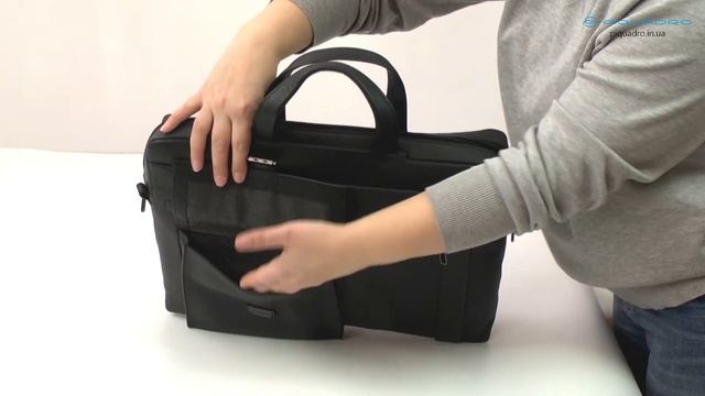 Обзор сумки для ноутбука Piquadro FALSTAFF/Black CA5441S111_N смотреть онлайн