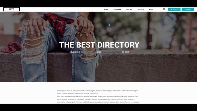 [Intro] Javo Directory WordPress Theme Post Page смотреть онлайн