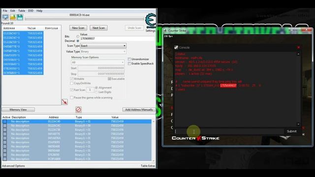 【CS 1.6】Steam ID Changer ★ Cheat Engine Tutorial ★ How to change steamID for CS 1.6 смотреть онлайн