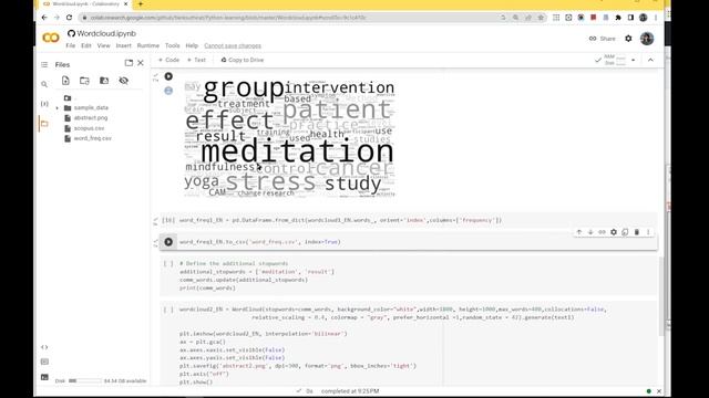 How to visualize word frequency using a word cloud in Python #python #wordcloud #colab смотреть онлайн