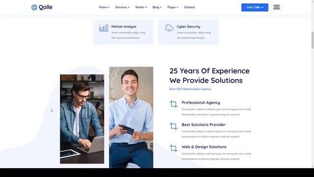 Qolle - Creative Agency React NextJs Template agency multipurpose 12 смотреть онлайн