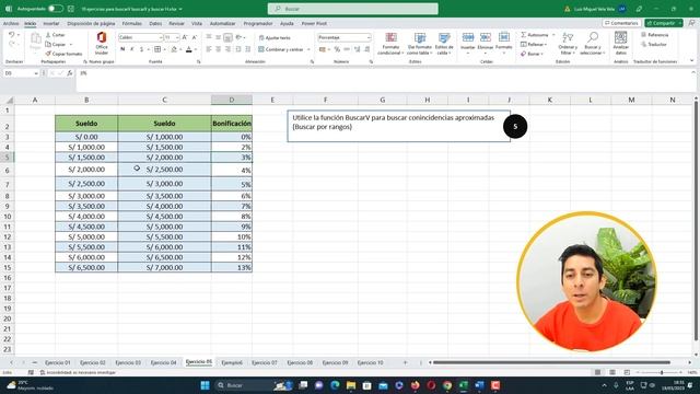 Función BuscarV, BuscarX Y BuscarH (10 Ejercicios Para Practicar Y DESCARGAR) ?