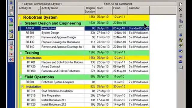 Primavera P6 Tutorial 6: What's The Deal with Groups Bars and How WBS Summary Activities Can Help смотреть онлайн