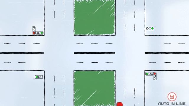 ПДД. Автошкола. Урок 15. Проезд перекрёстков. смотреть онлайн