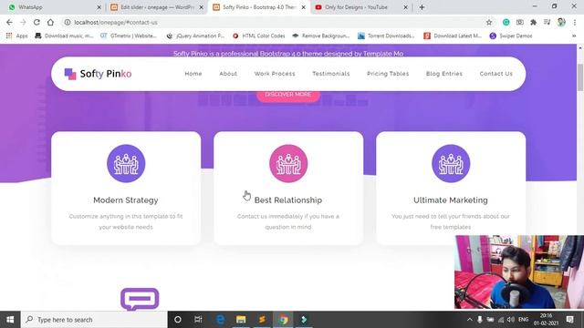 How to Convert One-page HTML website to WordPress // Convert html to WordPress in Hindi - Part - 2 смотреть онлайн