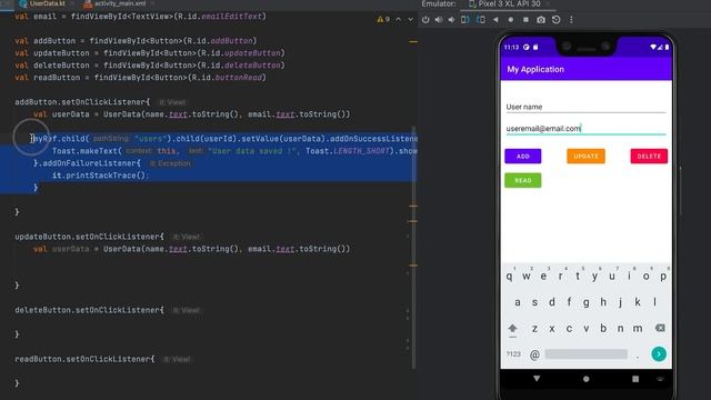 #3 Introduction to Firebase Realtime Database | Read, Add, Update and Delete data from Realtime DB смотреть онлайн