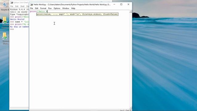 Intro to Python IDLE on Windows смотреть онлайн
