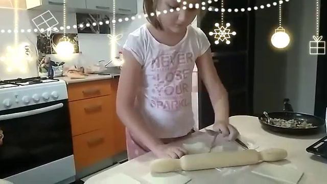 Как делать пирожок с грибами смотреть онлайн