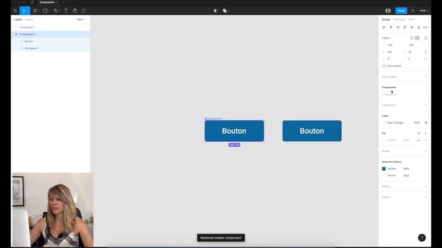 Figma tutoriel : Les composants - Les basiques - Créer des composants / Les organiser / Instances смотреть онлайн