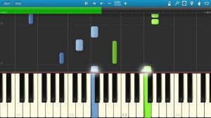 Мама - Первое Слово (на пианино Synthesia)