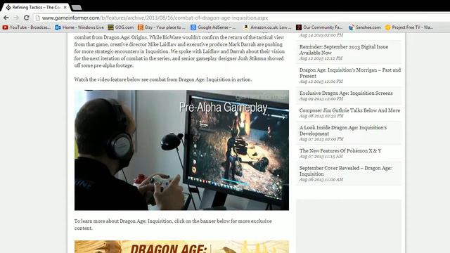 Geek watch: Game informer dragon age inquisition Week 2 смотреть онлайн