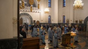 Всенощное бдение Благовещения Пресвятой Богородицы. Благовещенский собор. 2020 год.