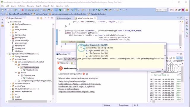 How to use Angular Http Client to fetch Data from SpringBoot RestAPI – Angular 4 смотреть онлайн