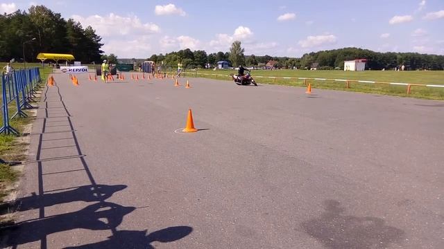 MotoGymkhana Honda CB750 Емельянов Евгений 1 попытка