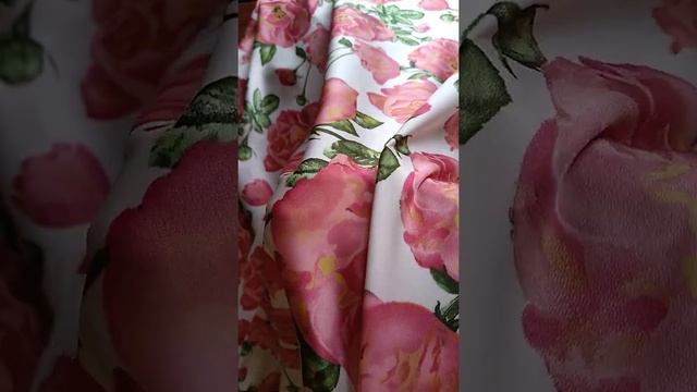 Ткань Шелк Армани стрейч. смотреть онлайн