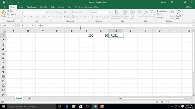 Basic Excel 2019 Formulas Add Subtract Multiply and Divide смотреть онлайн