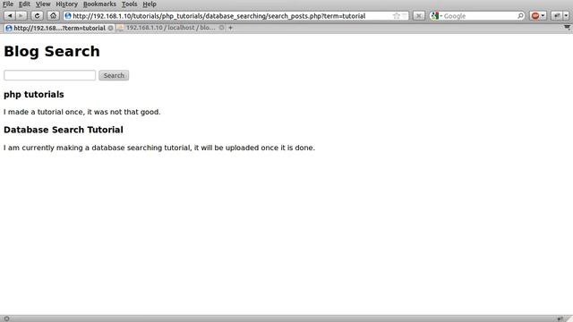 PHP Tutorial: Database Searching [part 00] смотреть онлайн