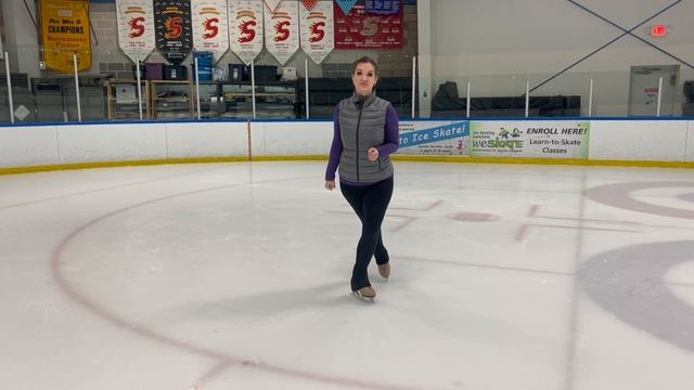 Learn To Do A Lutz Jump - In Figure Skates! смотреть онлайн