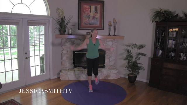 1 Mile Fast Interval Walk | Low Impact Indoor Power Walking Jogging Workout смотреть онлайн