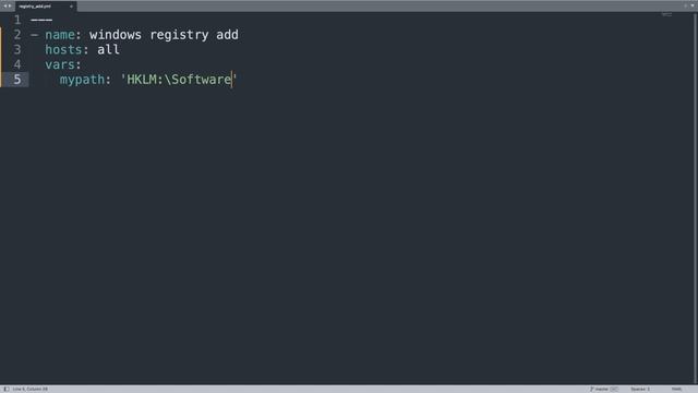 Add Windows Registry on Windows-like systems - Ansible module win_regedit смотреть онлайн
