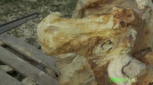 Как сделать кресло. Из серии  Лесная мебель..avi