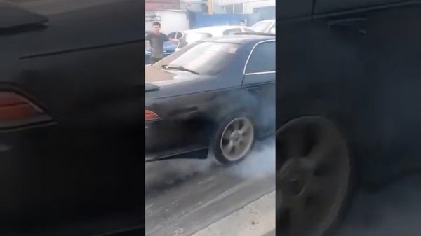 mark 2 Самурай , burnout Toyota mark 2 jzx 90 tourer v