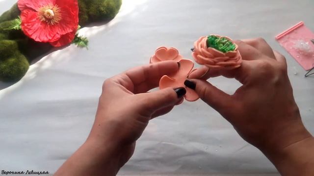 DIY Милые цветочные заколки из фоамирана и органзы для малышек смотреть онлайн