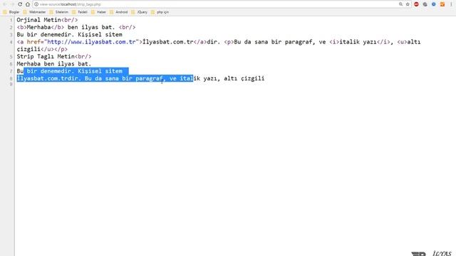 PHP strip_tags() Fonksiyonu Ders 39 смотреть онлайн