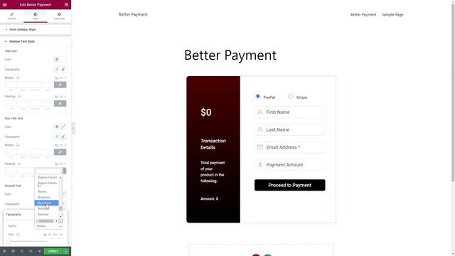 How To Style Your Payment Form In Elementor Using Better Payment? смотреть онлайн