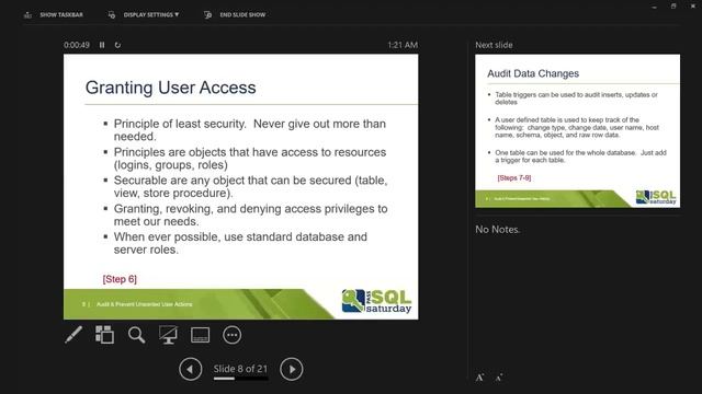 How to audit and prevent unwanted user actions with John Miner смотреть онлайн