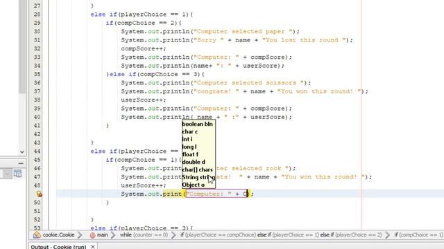 Java for Beginners # 18 - Rock paper scissors game смотреть онлайн