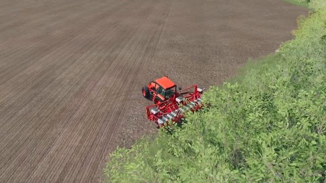 Новая сеялка в паре с новым мТз 82.3 на посеве кукурузы/Farming Simulator 2019 смотреть онлайн